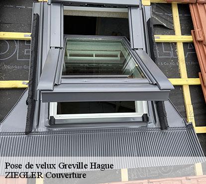 Pose de velux  greville-hague-50440 ZIEGLER Couverture