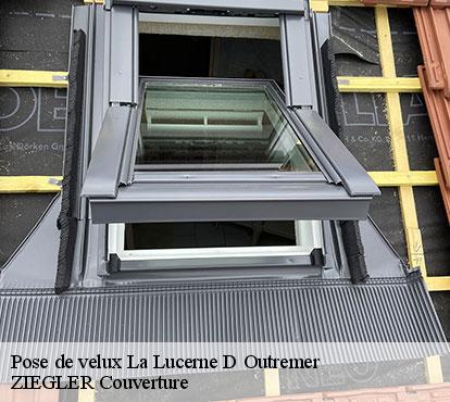 Pose de velux  la-lucerne-d-outremer-50320 ZIEGLER Couverture