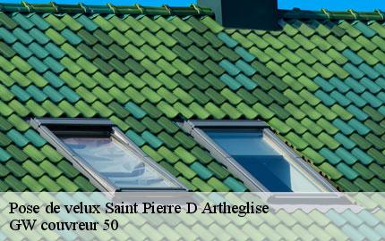 Pose de velux  saint-pierre-d-artheglise-50270 GW couvreur 50