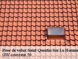 Pose de velux saint-quentin-sur-le-homme-50220 GW couvreur 50