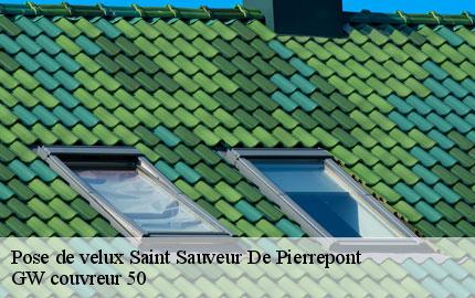Pose de velux  saint-sauveur-de-pierrepont-50250 GW couvreur 50