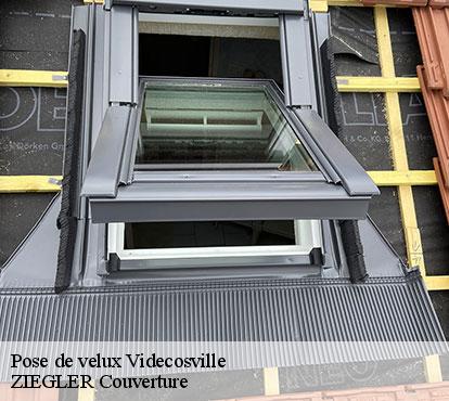 Pose de velux  videcosville-50630 ZIEGLER Couverture 