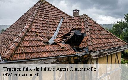 Urgence fuite de toiture  agon-coutainville-50230 GW couvreur 50