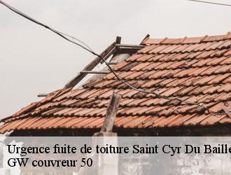 Urgence fuite de toiture saint-cyr-du-bailleul-50720 GW couvreur 50
