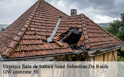 Urgence fuite de toiture  saint-sebastien-de-raids-50190 GW couvreur 50