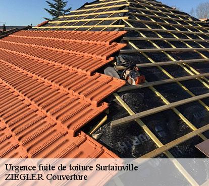 Urgence fuite de toiture  surtainville-50270 ZIEGLER Couverture 