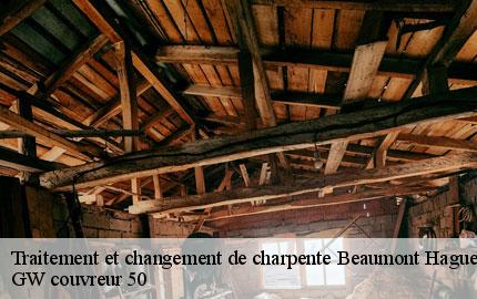 Traitement et changement de charpente  beaumont-hague-50440 GW couvreur 50