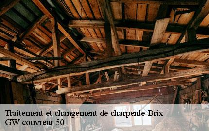 Traitement et changement de charpente  brix-50700 GW couvreur 50