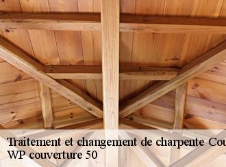 Traitement et changement de charpente  couvains-50680 WP couverture 50