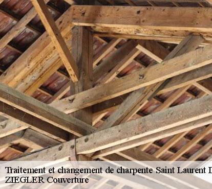 Traitement et changement de charpente  saint-laurent-de-cuves-50670 ZIEGLER Couverture 