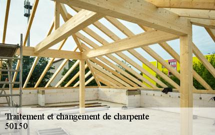 Traitement et changement de charpente chaulieu-50150 GW couvreur 50