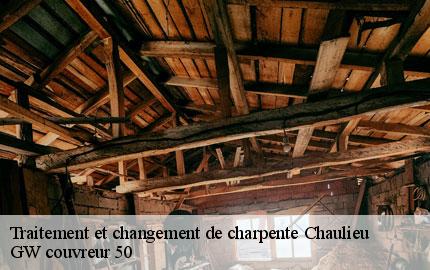 Traitement et changement de charpente chaulieu-50150 GW couvreur 50