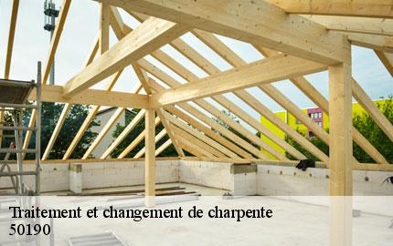 Traitement et changement de charpente  saint-sebastien-de-raids-50190 GW couvreur 50