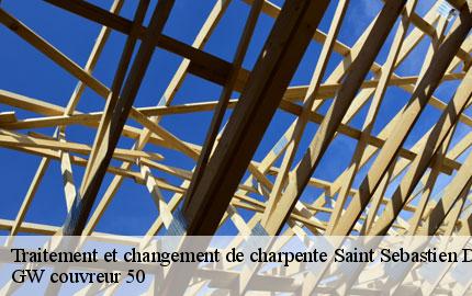 Traitement et changement de charpente  saint-sebastien-de-raids-50190 GW couvreur 50