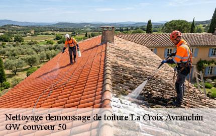 Nettoyage demoussage de toiture  la-croix-avranchin-50240 GW couvreur 50