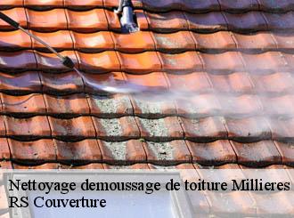 Nettoyage demoussage de toiture millieres-50190 RS Couverture