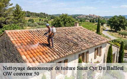 Nettoyage demoussage de toiture saint-cyr-du-bailleul-50720 GW couvreur 50