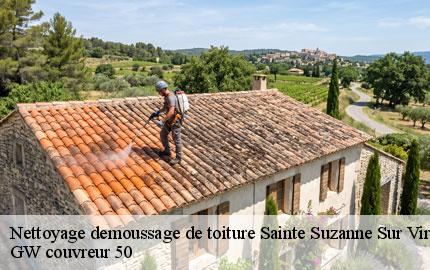 Nettoyage demoussage de toiture  sainte-suzanne-sur-vire-50750 GW couvreur 50