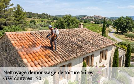 Nettoyage demoussage de toiture virey-50600 GW couvreur 50