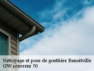 Nettoyage et pose de gouttière benoitville-50340 GW couvreur 50