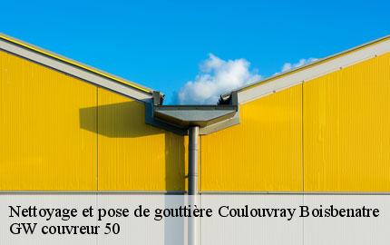 Nettoyage et pose de gouttière coulouvray-boisbenatre-50670 GW couvreur 50