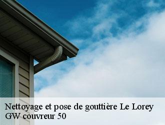 Nettoyage et pose de gouttière le-lorey-50570 GW couvreur 50