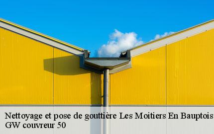 Nettoyage et pose de gouttière les-moitiers-en-bauptois-50360 GW couvreur 50