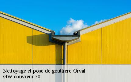 Nettoyage et pose de gouttière orval-50660 GW couvreur 50