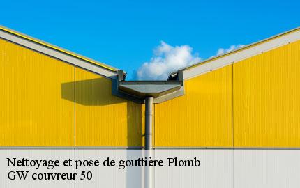 Nettoyage et pose de gouttière plomb-50870 GW couvreur 50