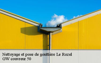 Nettoyage et pose de gouttière le-rozel-50340 GW couvreur 50