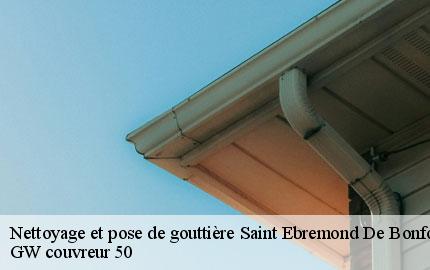 Nettoyage et pose de gouttière saint-ebremond-de-bonfosse-50750 GW couvreur 50