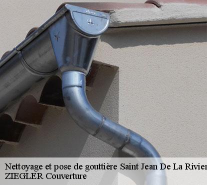 Nettoyage et pose de gouttière  saint-jean-de-la-riviere-50270 ZIEGLER Couverture 