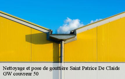 Nettoyage et pose de gouttière saint-patrice-de-claids-50190 GW couvreur 50