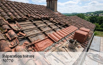 Réparation toiture pirou-50770 GW couvreur 50
