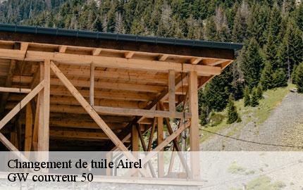 Changement de tuile  airel-50680 GW couvreur 50