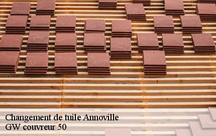 Changement de tuile  annoville-50660 GW couvreur 50