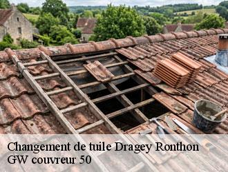 Changement de tuile dragey-ronthon-50530 GW couvreur 50