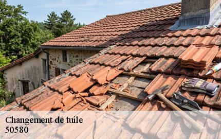 Changement de tuile  le-mesnil-50580 GW couvreur 50