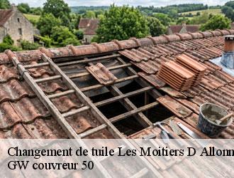 Changement de tuile les-moitiers-d-allonne-50270 GW couvreur 50