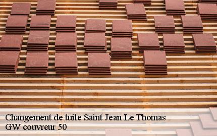 Changement de tuile  saint-jean-le-thomas-50530 GW couvreur 50