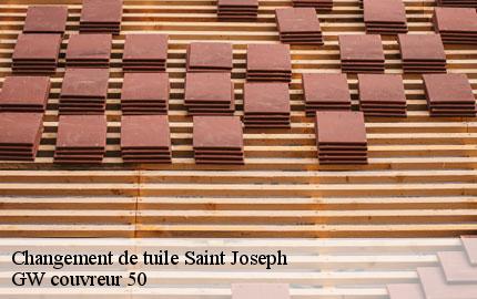 Changement de tuile  saint-joseph-50700 GW couvreur 50