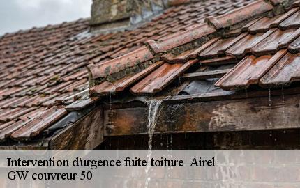 Intervention d'urgence fuite toiture airel-50680 GW couvreur 50
