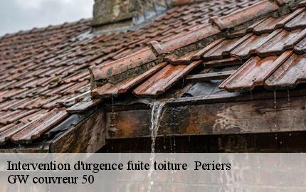 Intervention d'urgence fuite toiture periers-50190 GW couvreur 50