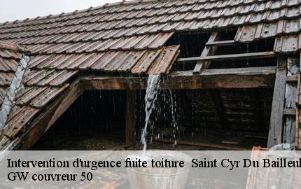 Intervention d'urgence fuite toiture   saint-cyr-du-bailleul-50720 GW couvreur 50