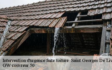 Intervention d'urgence fuite toiture   saint-georges-de-livoye-50370 GW couvreur 50