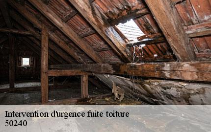 Intervention d'urgence fuite toiture villiers-le-pre-50240 GW couvreur 50