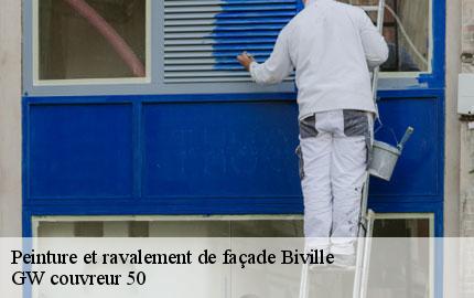 Peinture et ravalement de façade biville-50440 GW couvreur 50