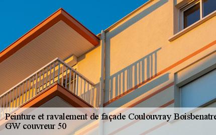 Peinture et ravalement de façade  coulouvray-boisbenatre-50670 GW couvreur 50