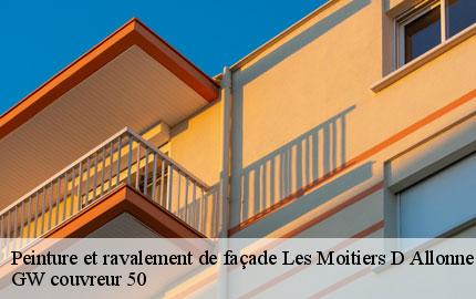 Peinture et ravalement de façade les-moitiers-d-allonne-50270 GW couvreur 50