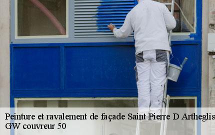 Peinture et ravalement de façade saint-pierre-d-artheglise-50270 GW couvreur 50